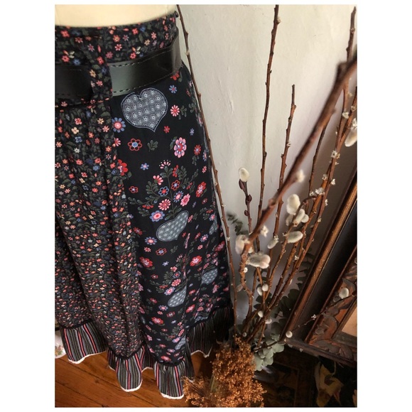 Vintage Western style Cotton Novelty circle skirt - Picture 3 of 13